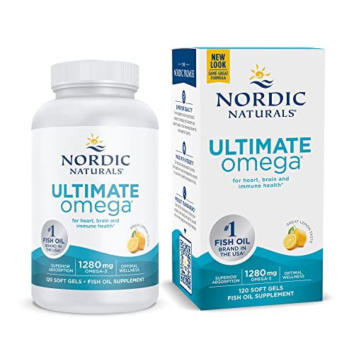 Nordic Naturals Ultimate Omega, Lemon Flavor - 120 Soft Gels - 1280 mg Omega-3 Nordic Naturals Au supplements