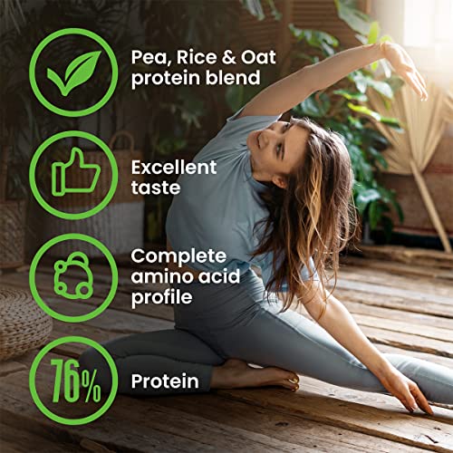 VPlab Vegan Protein Powder 500g - 16 Servings, 100% Plant Based and Natural Vegan Protein Shake vplab nutrition Au supplements