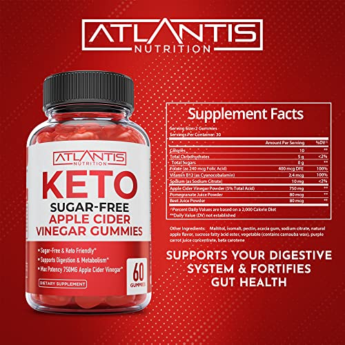 Sugar-Free Keto ACV Gummies for Weight Loss - Apple Cider Vinegar Keto ACV Gummies Atlantis Nutrition Au supplements