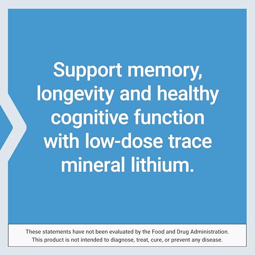 Life Extension Lithium 1000 mcg - for Brain Health, Anti-Aging & Longevity Life Extension Au supplements