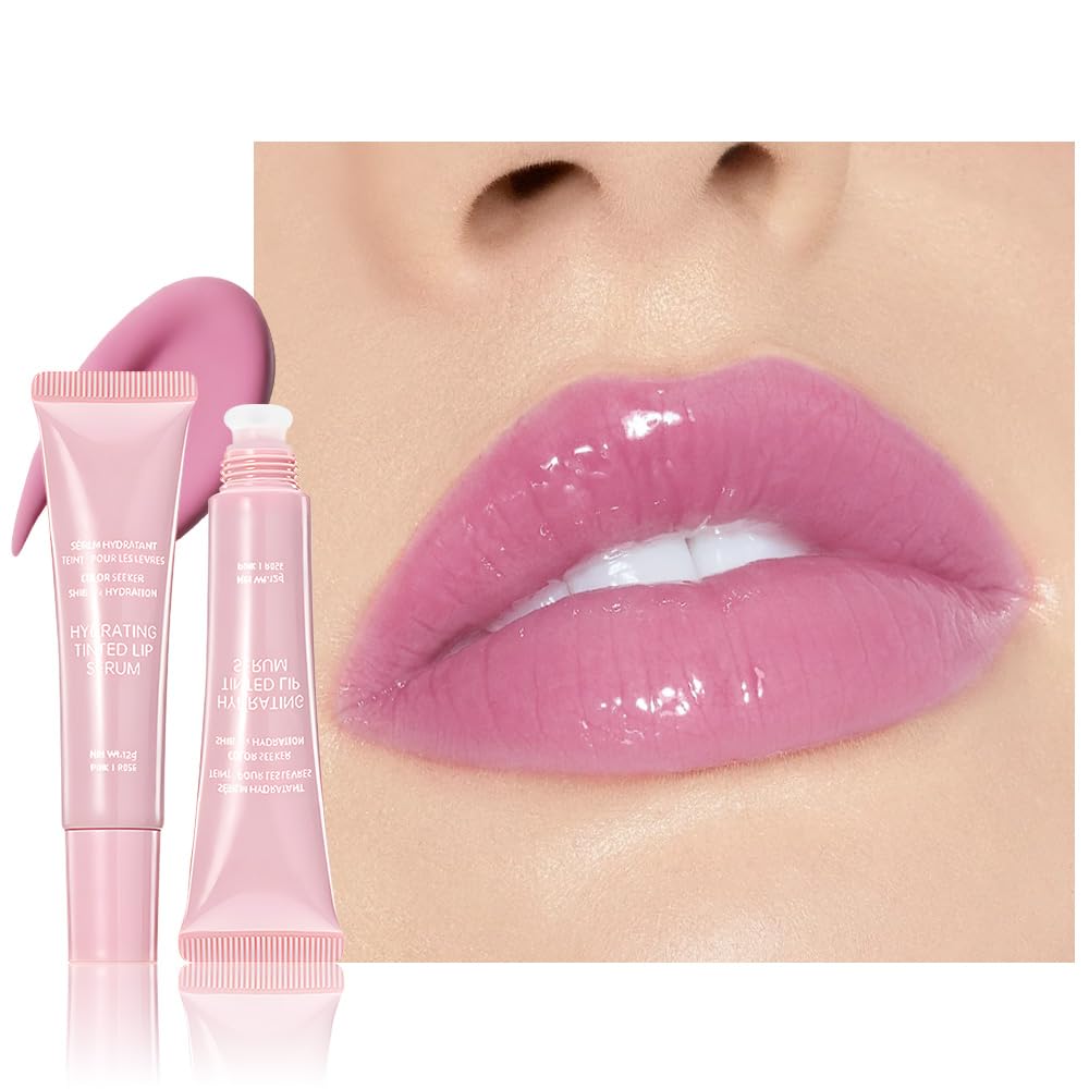 FeiCuiYun Lip Tinted Glowy Balm Hydrating Tinted Lip Serum Lip Gloss, Ultra-Hydrating Natural Vegan Lip Balm, Sheer-Tinted Shine & Hydration, Soothes & Softens Dry Lips Skincare (Light Pink) FeiCuiYun Au supplements