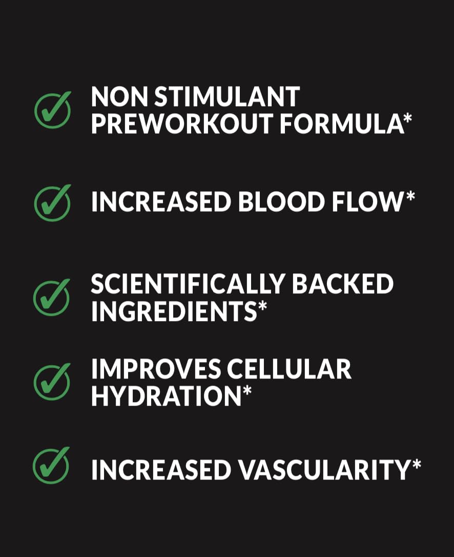 Atlas Nutraceuticals-Nitric Oxide Pump Powder-Non Stimulant Pre Workout 30 Servings Atlas Nutraceuticals Au supplements