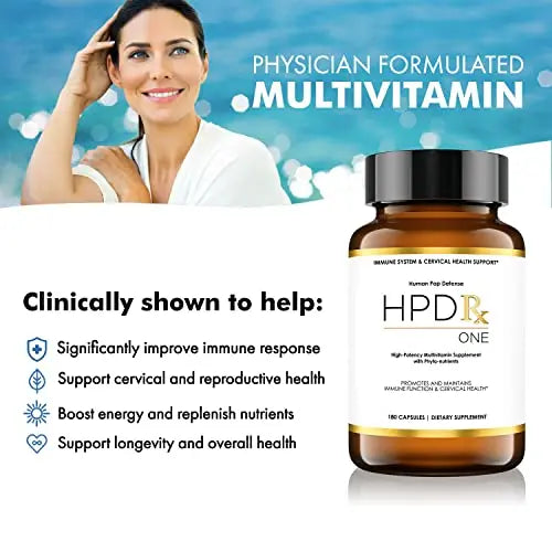 HPD Rx ONE Immunity Boost Multivitamin HPV Supplements for Women and Men HPD Rx uk supplements