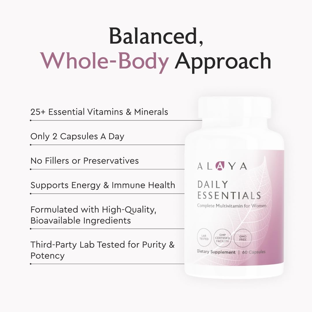 Alaya Naturals Daily Essentials Multivitamin for Women Alaya Naturals Au supplements
