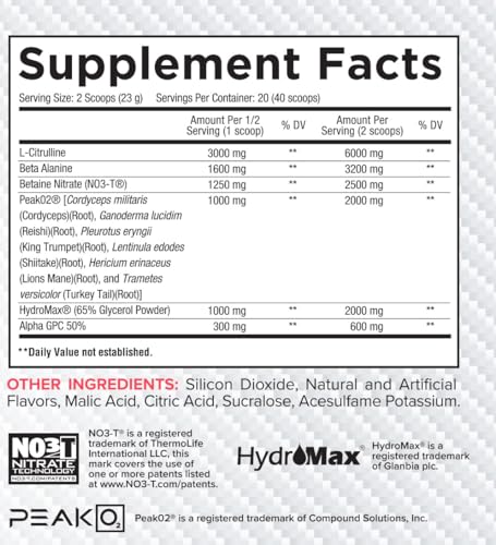 Core Nutritionals Pump Full-Spectrum Non-Stimulant Pre-Workout, with N03T Nitrate Core Nutritionals Au supplements