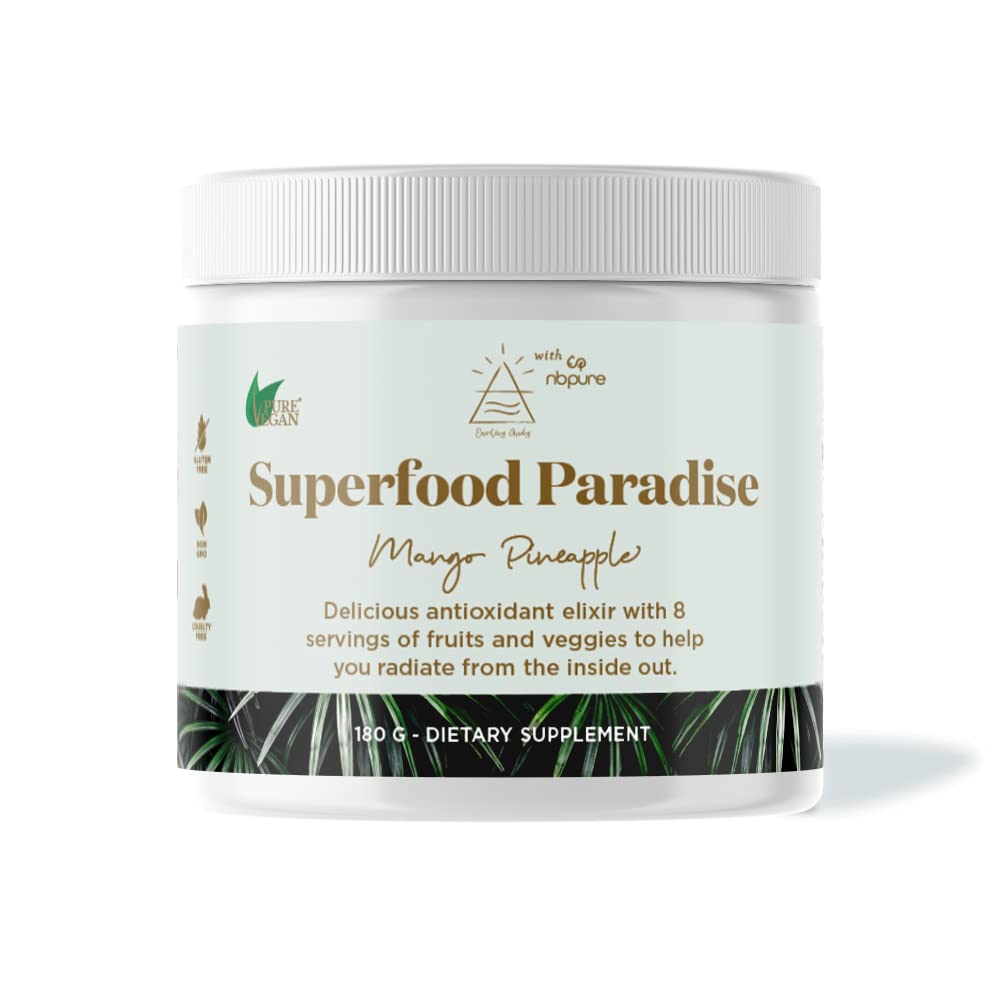 nbpure Earthy Andy Superfood Paradise, Mango Pineapple, 30 Servings nbpure Au supplements