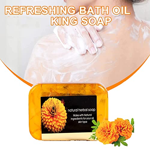 NHIKLATA 2PCS Turmeric Handmade Soap, Natural Organic Ginger Soap, Lymphatic NHIKLATA Au supplements