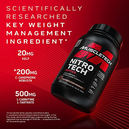 Protein Powder for Weight Loss - MuscleTech Nitro-Tech Ripped - Whey Protein Powder MuscleTech Au supplements