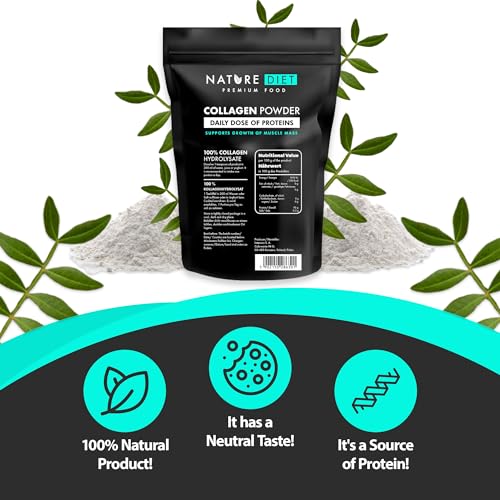 Nature Diet - Collagen Powder 600 g | Hydrolysate | Unflavored | Collagen Peptides | Source of Protein Nature Diet Au supplements