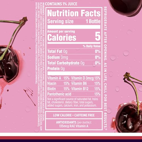 Sparkling Ice, Black Cherry Sparkling Water, Zero Sugar Flavored Water, with Vitamins Sparkling ICE Au supplements