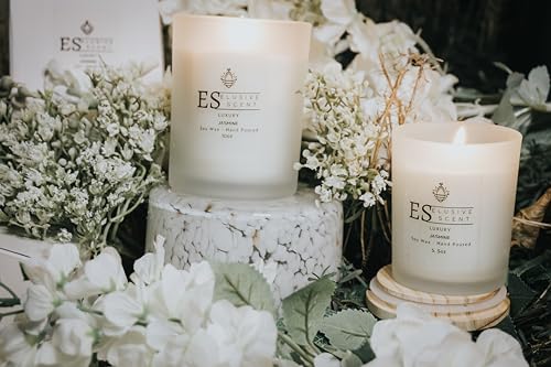 Jasmine | 5.5oz | Luxury Candle | Scented Candle | Aromatherapy | Essential Fragrance Oils Elusive Scent Au supplements