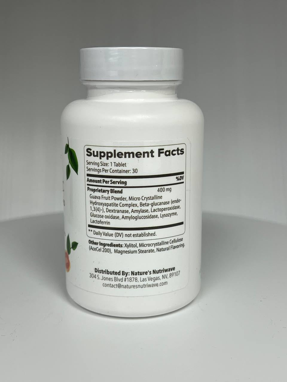 Nature’s NutriWave DentaTonic – Daily Oral Supplement with Guava Fruit, Hydroxyapatite & Enzyme Blend – Made in USA Non-GMO, Stimulant-Free Formula – 30 Tablets, 1 Month Supply Nature’s NutriWave Au supplements