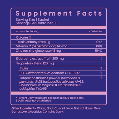 Be Healthy 3-in-1 Liquid Probiotics for Women and Men - Vitamin C, Zinc, Elderberry BeMe Au supplements