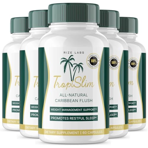rize labs (5 Pack Tropislim Weight Loss Supplement, Tropislim Capsules for Total Body rize labs Au supplements