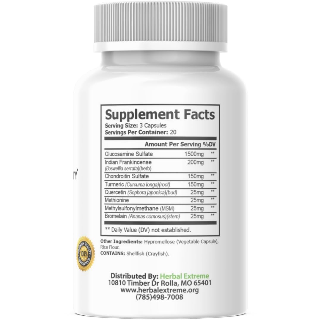 Herbal Extreme Aralgia Joint Support Supplement, 60 Capsules. Herbal Extreme Au supplements