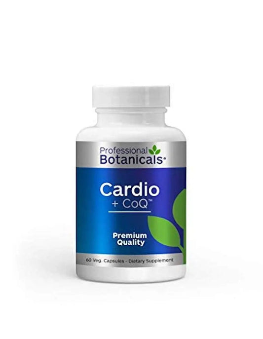 Professional Botanicals Cardio-CoQ CoQ10 - Vegan Formulated Coenzyme Q10 with Hawthorne Berry Valerian Root and Cayenne Pepper - 60 vegetarian capsules Professional BotanicalsAu supplements
