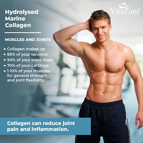 Vitazam Pure Marine Collagen Powder - 100% Hydrolysed Collagen Peptides for Hair Skin and Nails VitaZam Au supplements