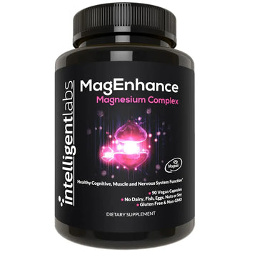 Intelligent Labs MagEnhance Magtein Magnesium Complex Supplement L-Threonate with Magnesium Glycinate and Taurate, 90 Capsules Intelligent Labs Au supplements