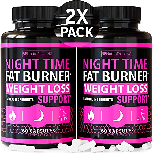NuttraFaza INC (2 Pack) Night Time Weight Loss Pills for Women Belly Fat Burner NuttraFaza INC Au supplements