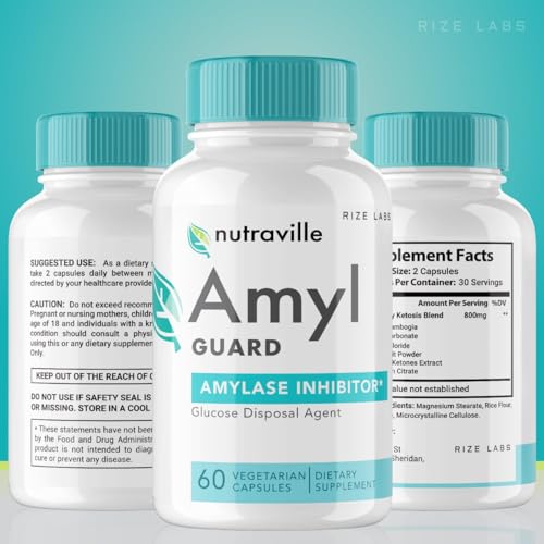 rize labs (2 Pack Nutraville Amyl Guard Dietary Supplement, Nutraville Amyl Guard Weight rize labs Au supplements