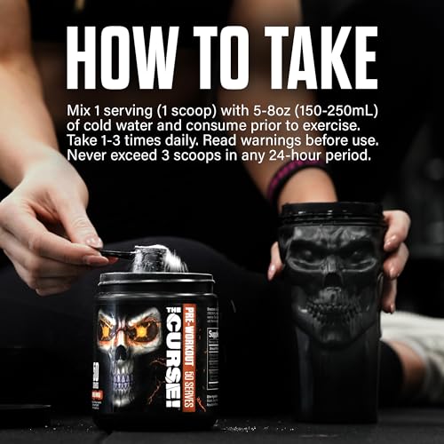 JNX SPORTS The Curse! Pre Workout Powder - Blue Raspberry 50 Servings | Preworkout JNX SPORTS Au supplements