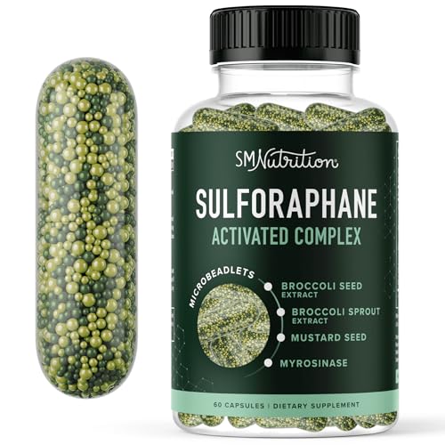 20MG Sulforaphane | From Broccoli Sprouts & Seed Extract | 565MG Microbeadlet SMNutrition Au supplements