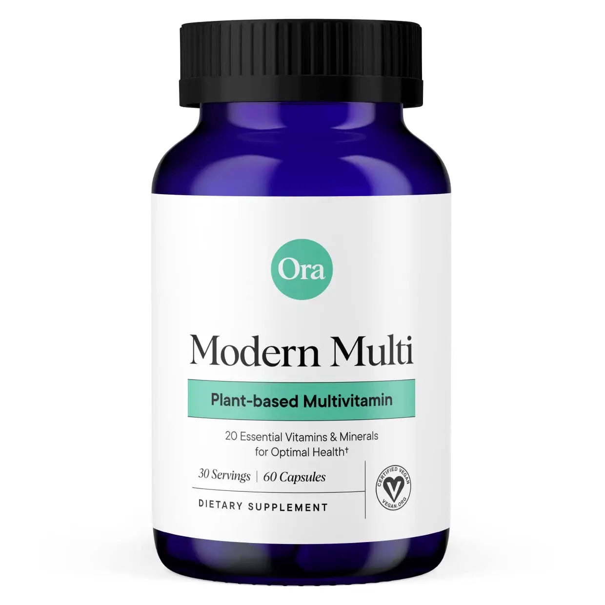 Ora Organic Plant Based Multivitamin for Women and Men, Bluelight Protection - Brain, Eye, Energy, Immune, Skin, Hair, Heart Ora Organic Au supplements