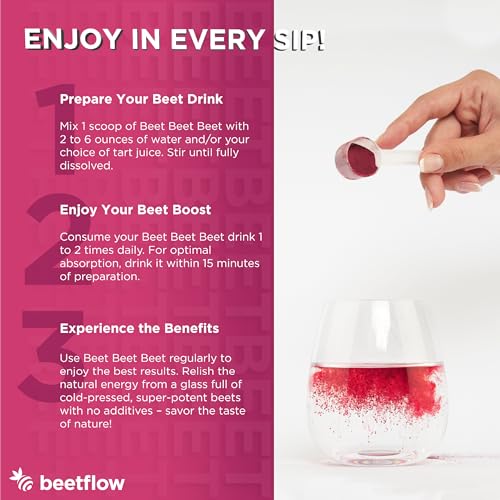 Beet Beet Beet - Organic Beet Juice Powder Healthy Blood Pressure, Cholesterol BEETFLOW Au supplements