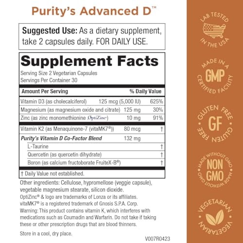 Dr. Cannell's Advanced D - Vitamin D Super Formula - Purity Products (3 Pack) - Packed Purity Products Au supplements