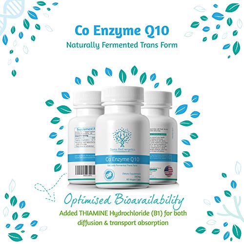 Co Enzyme Q10 CoQ10 300mg 60 Capsules - Superior Naturally Fermented Trans Form swiss bioenergetics Au supplements