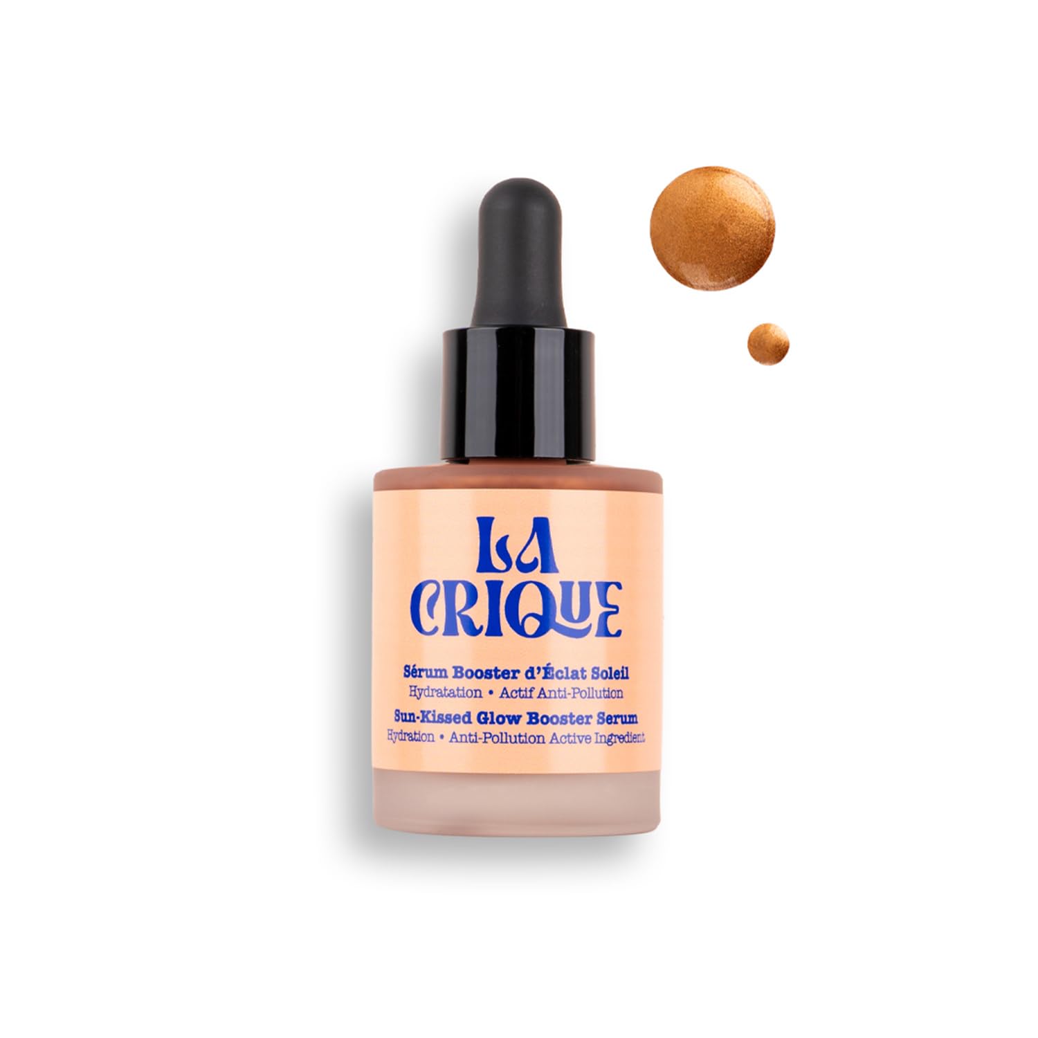 La Crique Bronzing Face Serum - Hydrating Bronzing Drops with Hyaluronic Acid & Anti-Pollution Protection - Natural Sun-Kissed Glow for All Skin Types - Vegan Friendly, Clean Beauty - 1 fl oz LA CRIQUE Au supplements