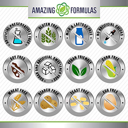 Amazing Formulas Quercetin 500mg 120 Veggie Capsules Supplement - Non-GMO Amazing Nutrition Au supplements