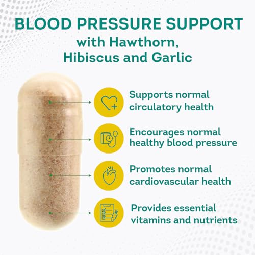 PurePremium Blood Pressure Support Supplement with Hawthorn, Hibiscus & Garlic Extract PurePremium Supplements Au supplements