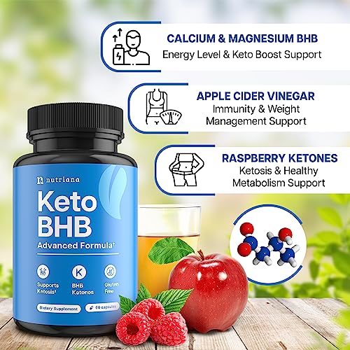 Keto BHB Exogenous Ketones for Men & Women - Keto Supplements for Mental Clarity Nutriana Au supplements