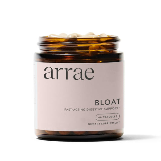 Arrae Fast-Acting Bloating Relief Digestive Enzymes, All Natural Bloat, Gas & Indigestion Relief Capsules, 60 Count ArraeUS supplements