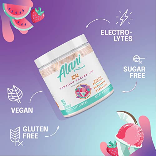Alani Nu Breezeberry Pre Workout and BCAA Hawaiian Shaved Ice Post Workout Powder Alani Nu Au supplements