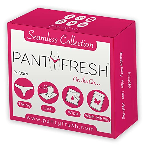 to-Go Panty Kit Includes 4 Items Seamless Thong Underwear Fresh Wipe Pantyliner & Washbag Travel Panty Fresh Au supplements