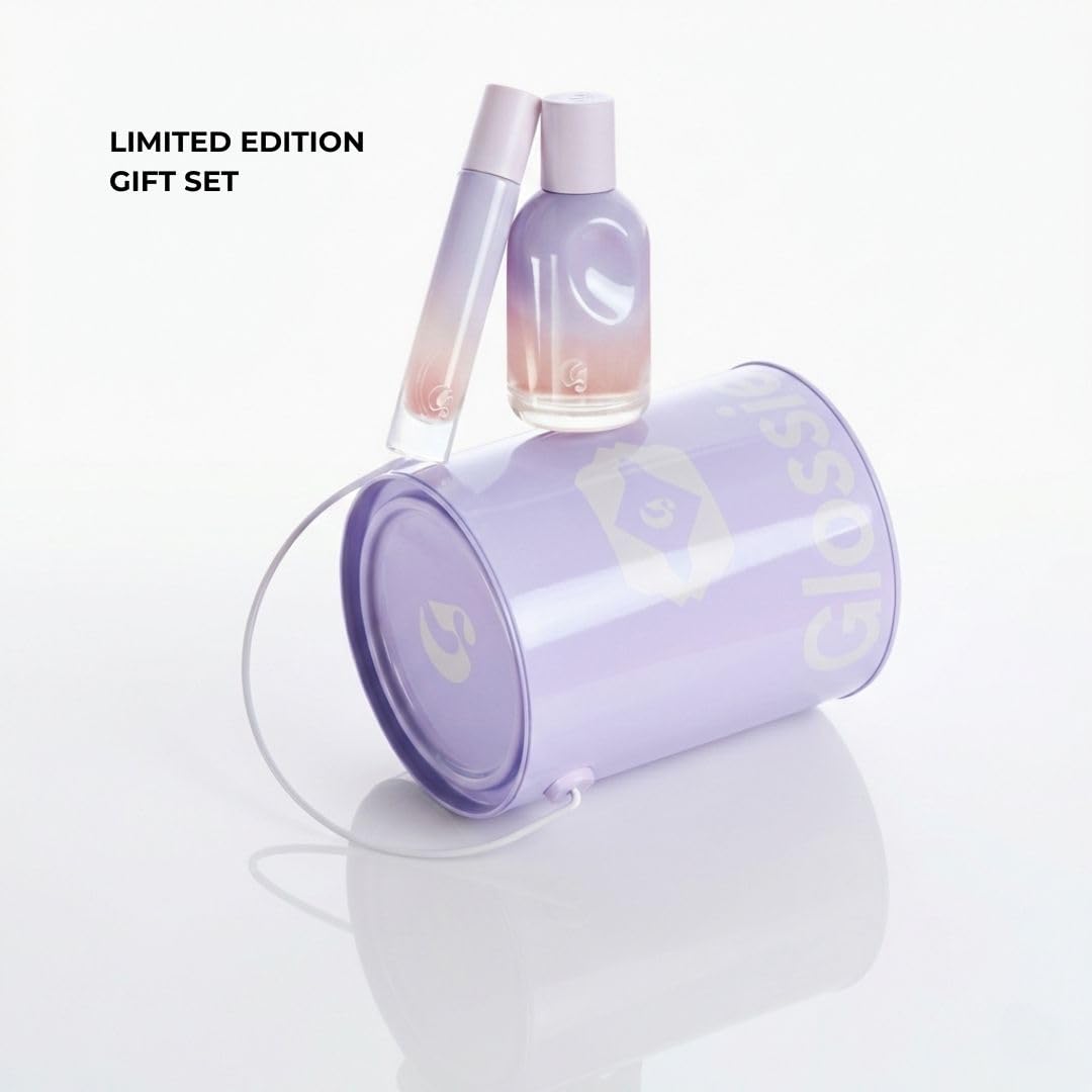 Glossier You Fleur Duo Perfume Gift Set: Fresh Floral Eau de Parfum with Ylang-Ylang, Apricot Skin & Ambrox Notes Glossier Au supplements