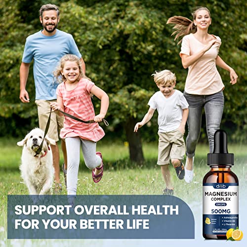 (2 Pack) Magnesium Glycinate, Citrate, Malate Liquid Drops-Triple Magnesium Complex dilib Au supplements