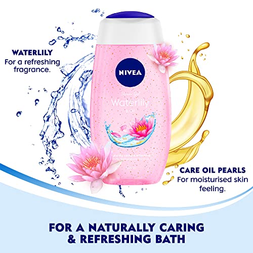 Nivea Bath Shower Water Lily Oil, 250 ML, Moisturizing Skin Cleanser with Oil Pearls and Water Lily Fragrance NIVEA Au supplements