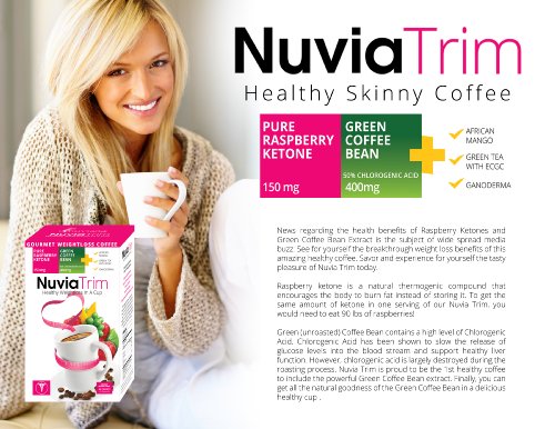 Nuvia Trim - Gourmet Instant Coffee for Weight Loss, with Garcinia Cambogia, Raspberry Nuvia Au supplements