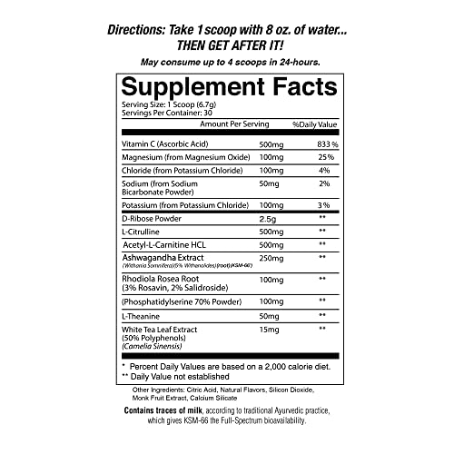 Origin Jocko Fuel Stim Free Pre Workout Powder with L-Citrulline, Nootropic for Endurance Jocko Fuel Au supplements