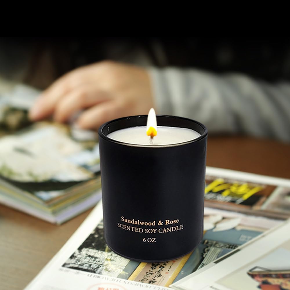 Scented Candles for Women,Premium Sandalwood Rose Aromatherapy Candles, Home Scented Candle Kelly's Custom Candles Au supplements