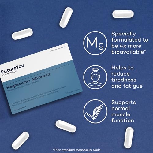 FutureYou Magnesium+ Advanced (28 Capsules). High Strength Magnesium Supplements for Women & Men FutureYou Cambridge Au supplements