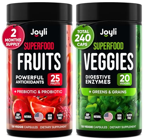 Fruits and Veggies Supplement - High Fiber Supplement for Immunity, Gut & Energy JOYLI Nutrition Au supplements