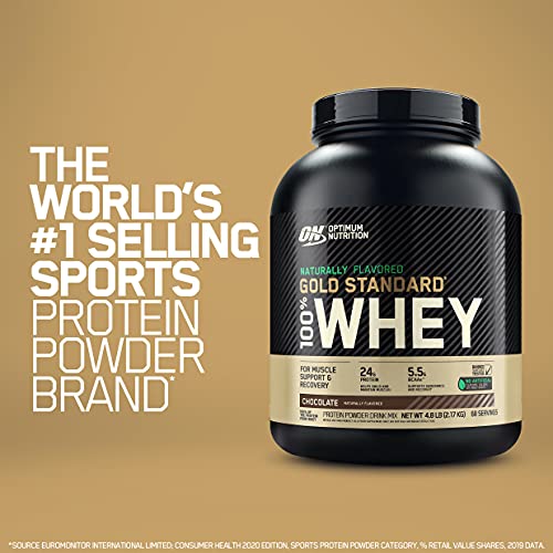 Optimum Nutrition Gold Standard 100% Whey Protein Powder, Naturally Flavored Strawberry Optimum Nutrition Au supplements