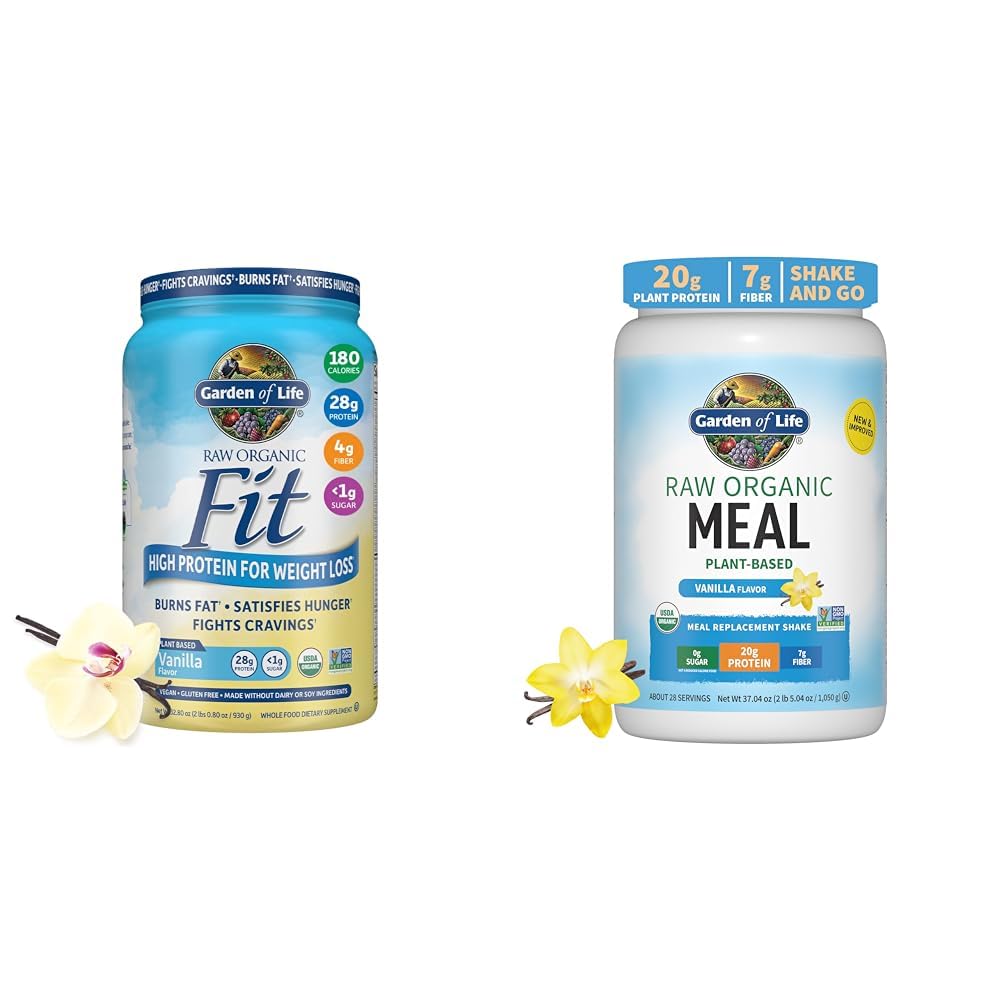 Garden of Life Raw Organic Fit Vegan Protein Powder Vanilla & Vegan Protein Powder Garden of Life Au supplements
