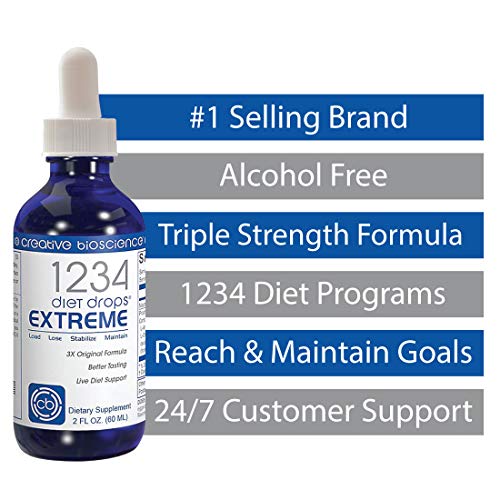 Creative Bioscience 1234 Diet Drops Extreme for Women & Men, Diet Drops for Weight Creative Bioscience Au supplements